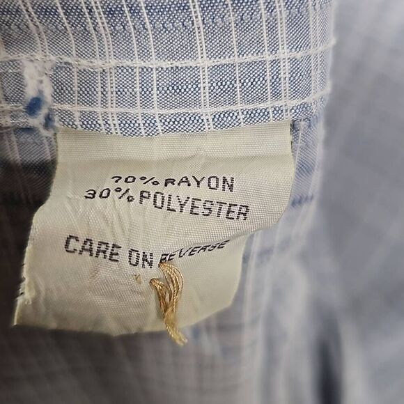 Solitude Plaid Shirt Button Down Large Short sleeve Outdoor - Picture 8 of 9